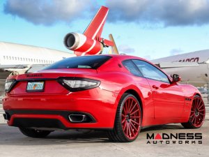 Maserati GranTurismo Custom Wheels - VFS-2 by Vossen - Red / Black
